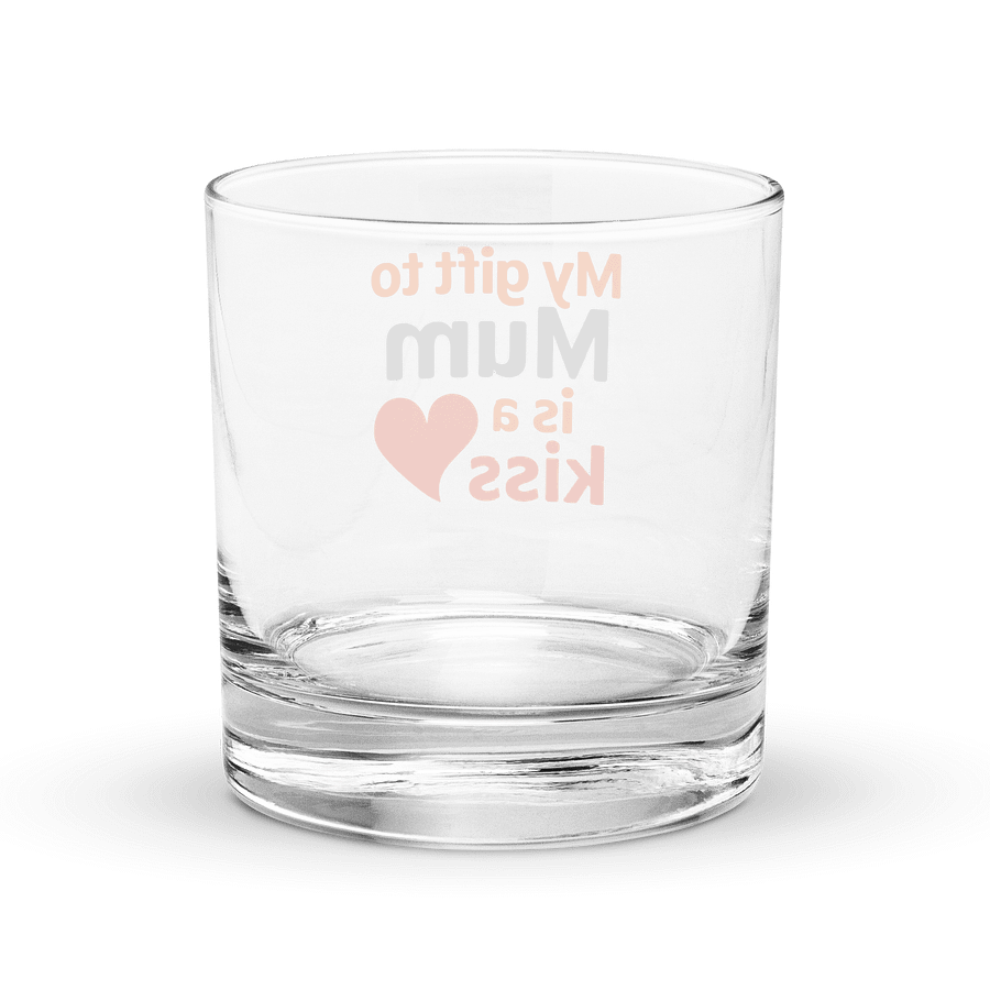Mum's Kiss Rocks Glass product image (4)