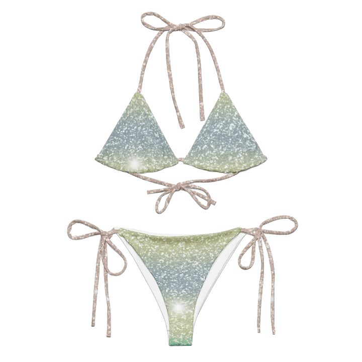Glitter Unicorn Texture Design String Bikini (1) product image (1)