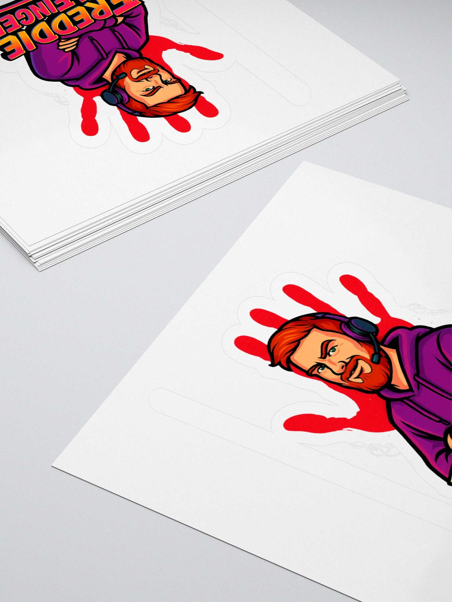 FREDDIE FIVEFINGERS: Kiss Cut Sticker Collection product image (4)