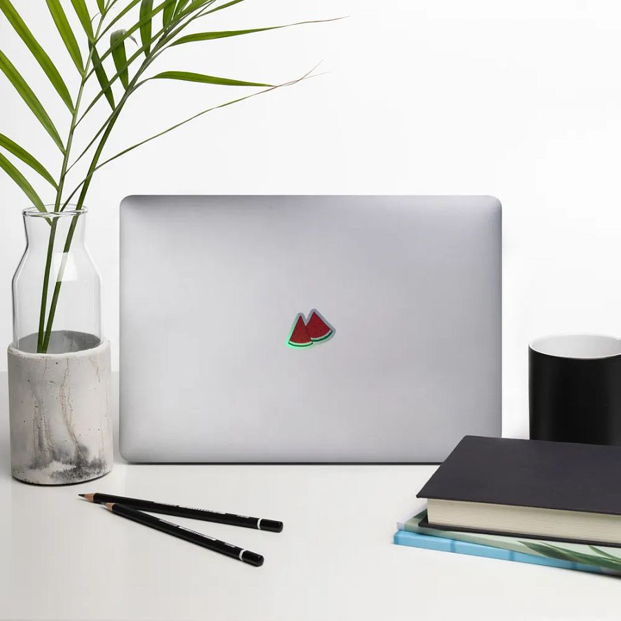 Palestine Watermelon Holographic Sticker product image (14)
