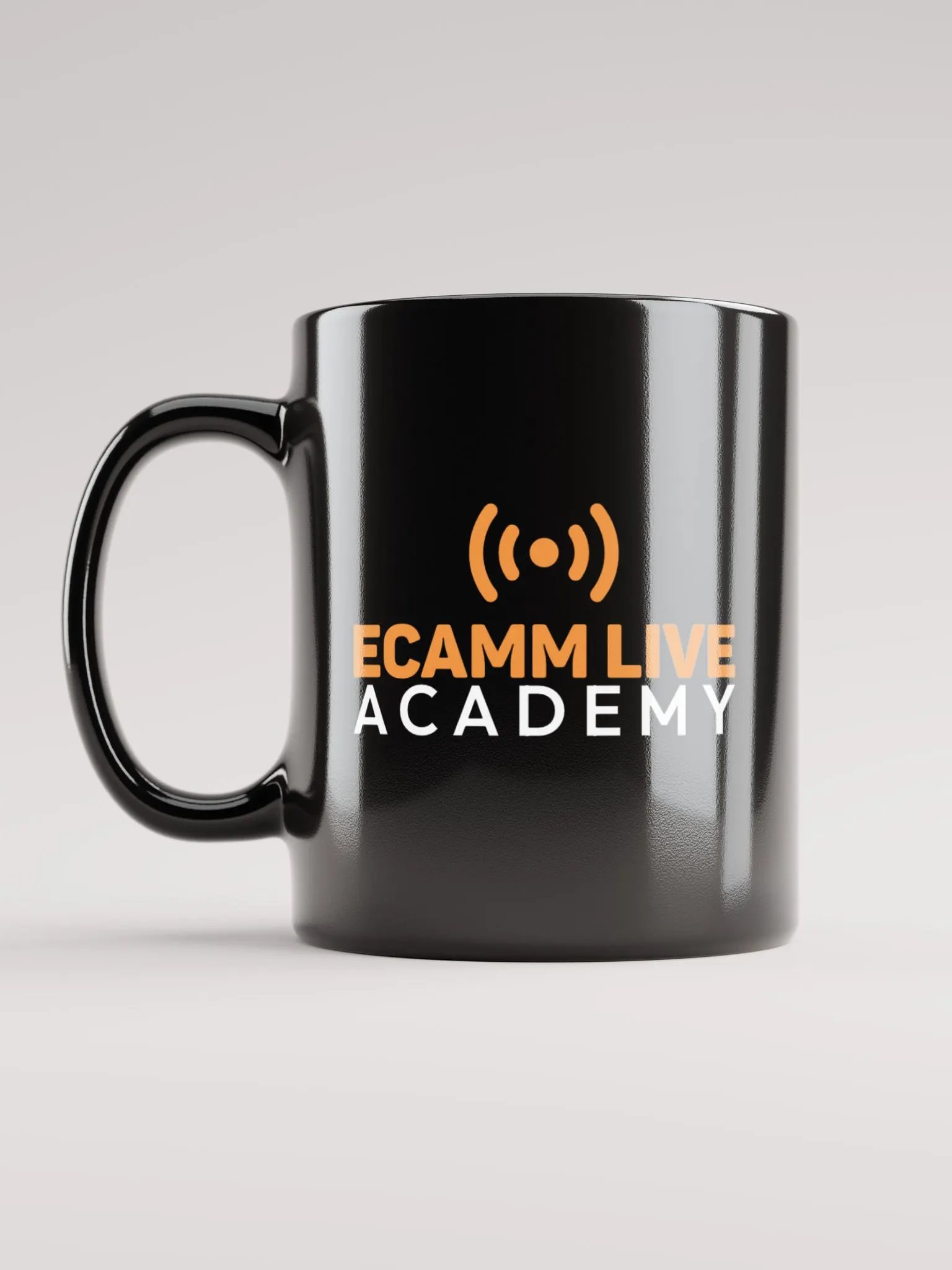 Ecamm Live Academy Black Gloss Mug product image (1)