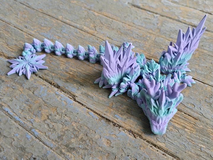 Purple and Blue Ice Dragon 🐑 product image (2)