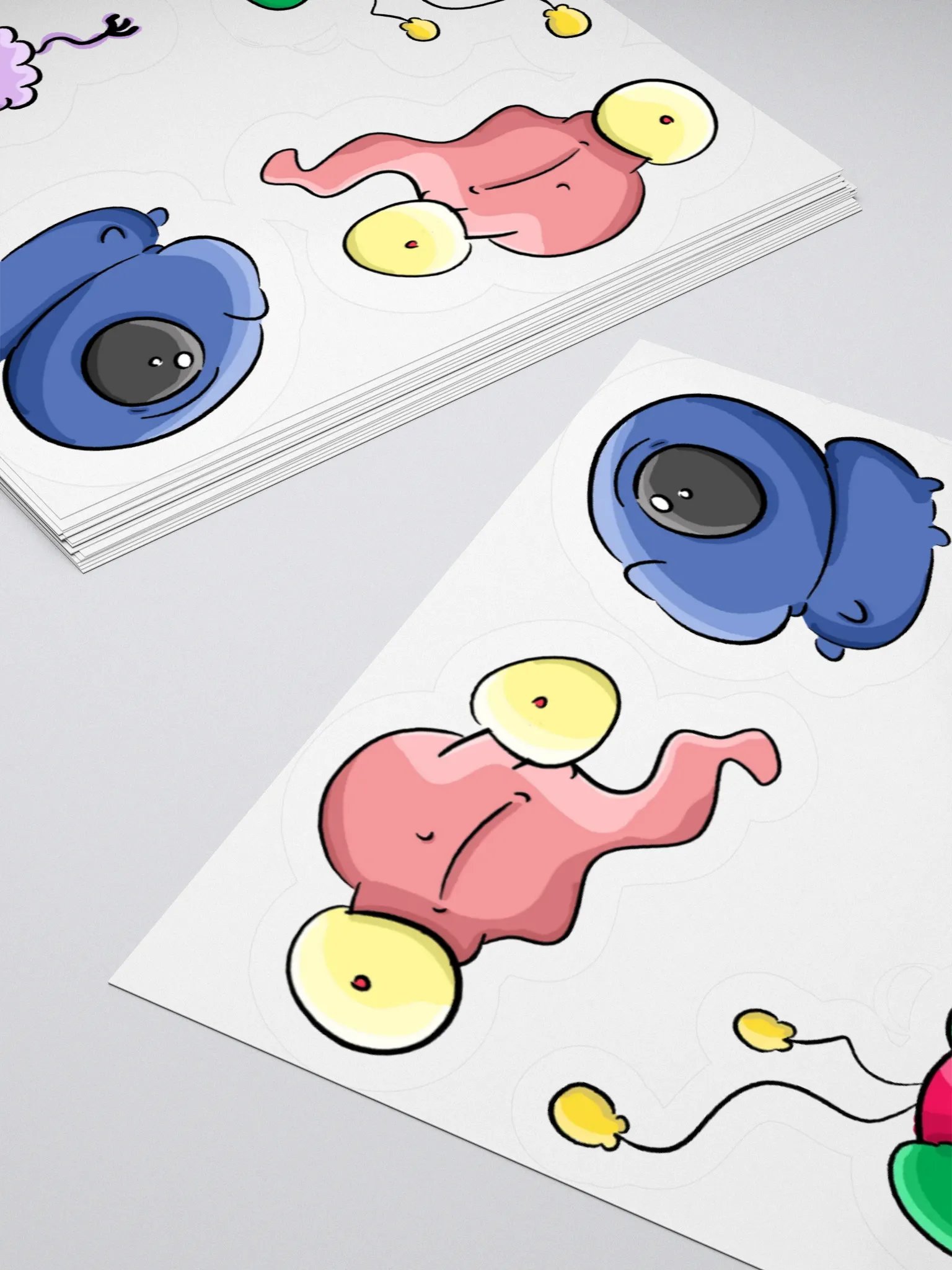 Little guys sticker set 1 product image (11)