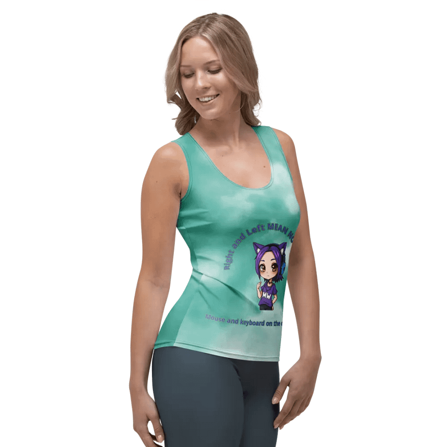 Wildflower Wolf All-Over Tank product image (4)