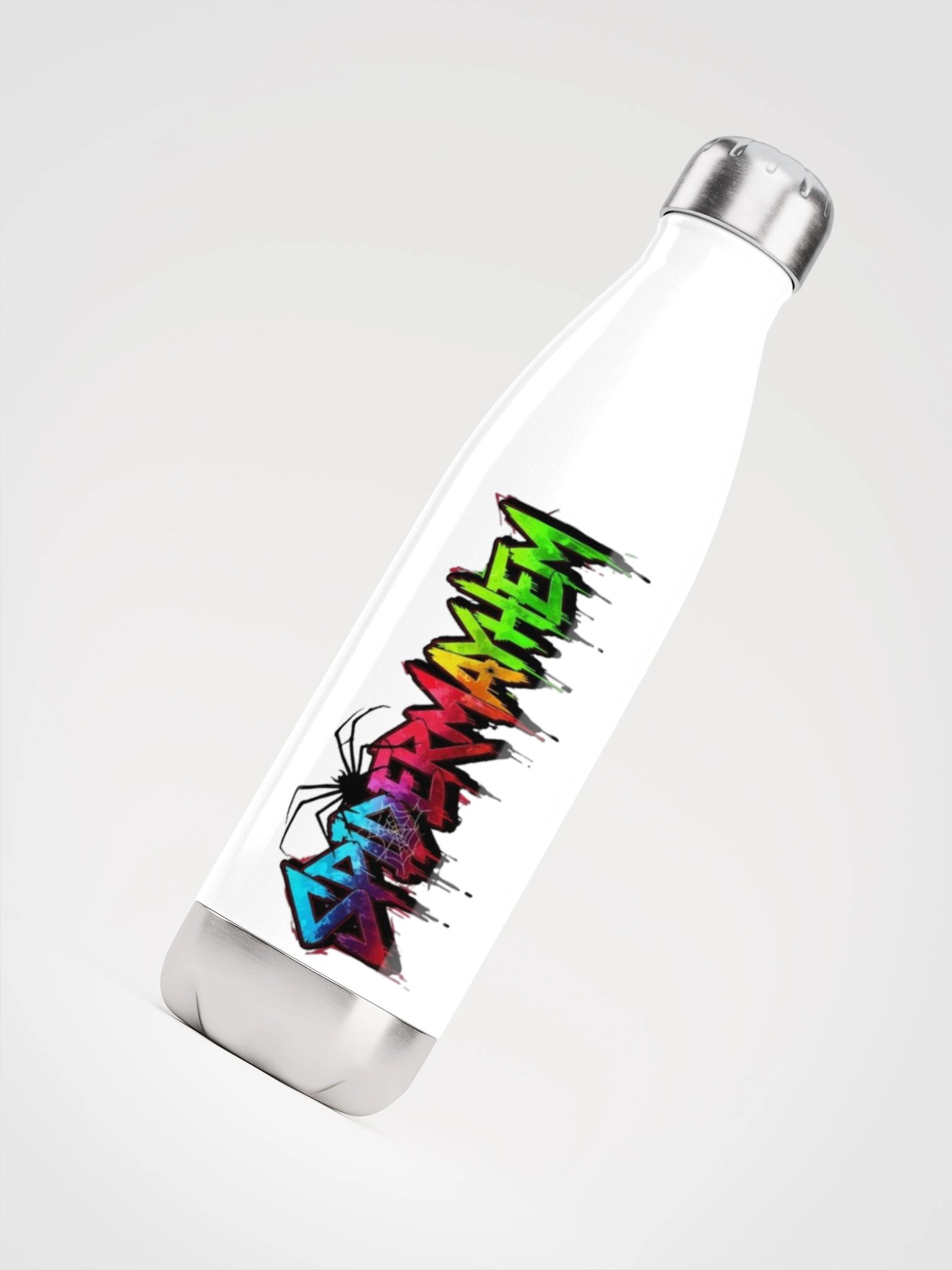 SpiderMayhem Stainless Steel Water Bottle product image (4)