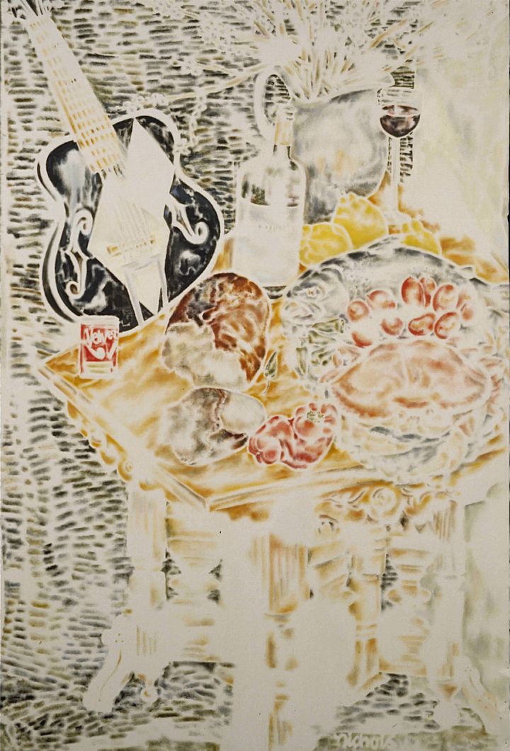 Still Life with Salmon and Crab 1989 print product image (1)