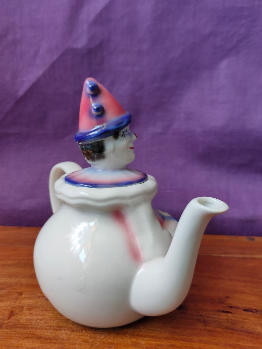 Bule vintage palhaço, cerâmica inglesa product image (7)