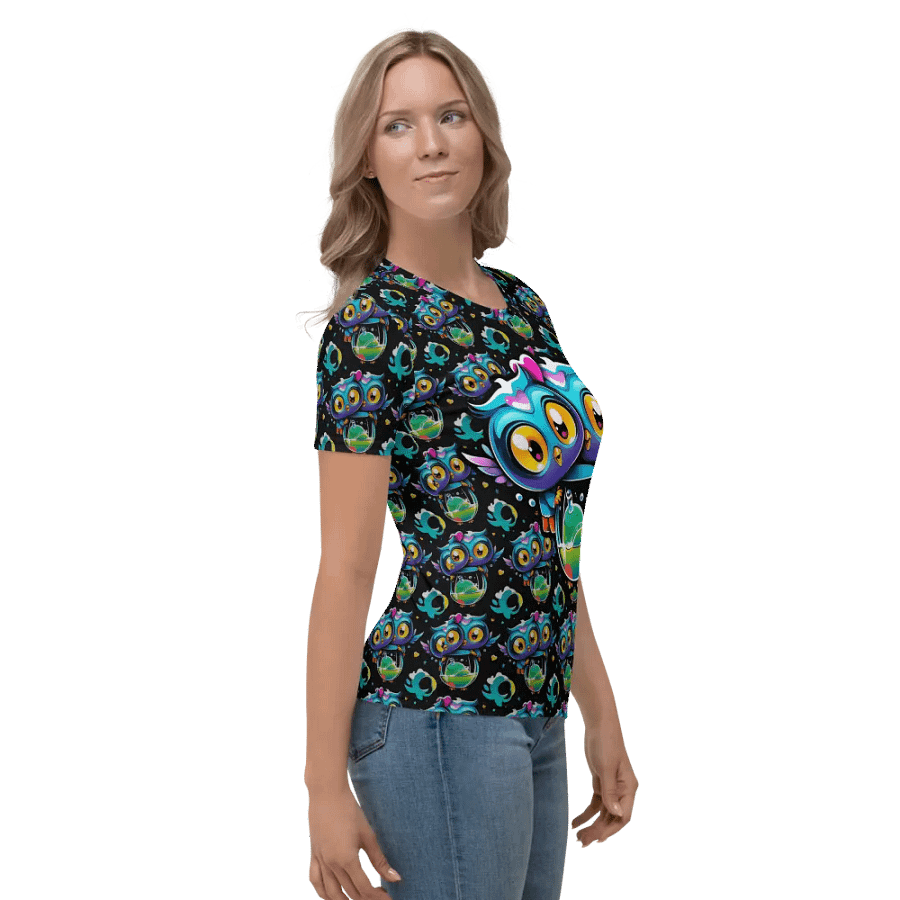 Kawaii Owls All Over Print T-shirt product image (5)
