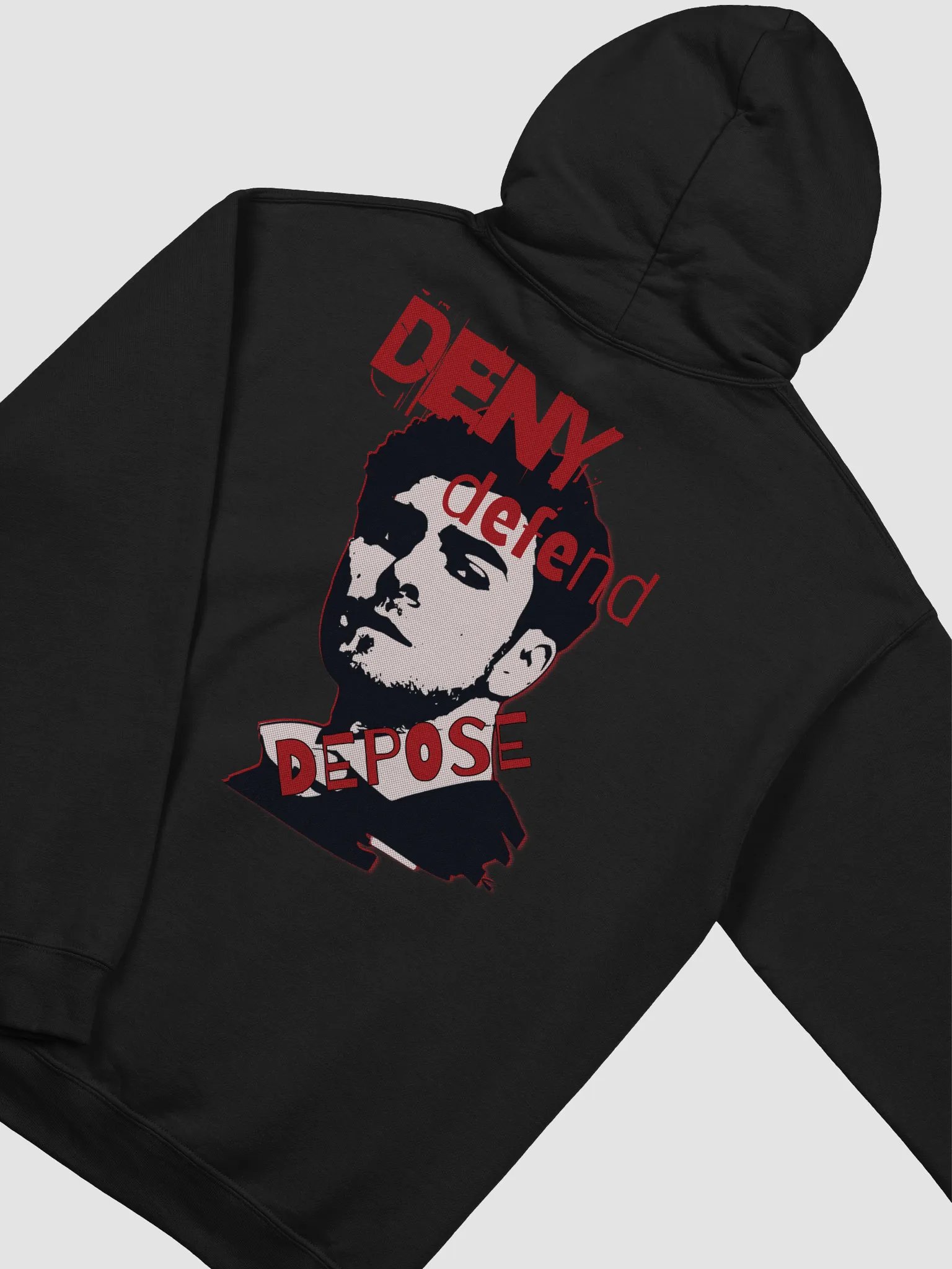 Deny Defend Depose Luigi Mangione Hoodie Black product image (3)