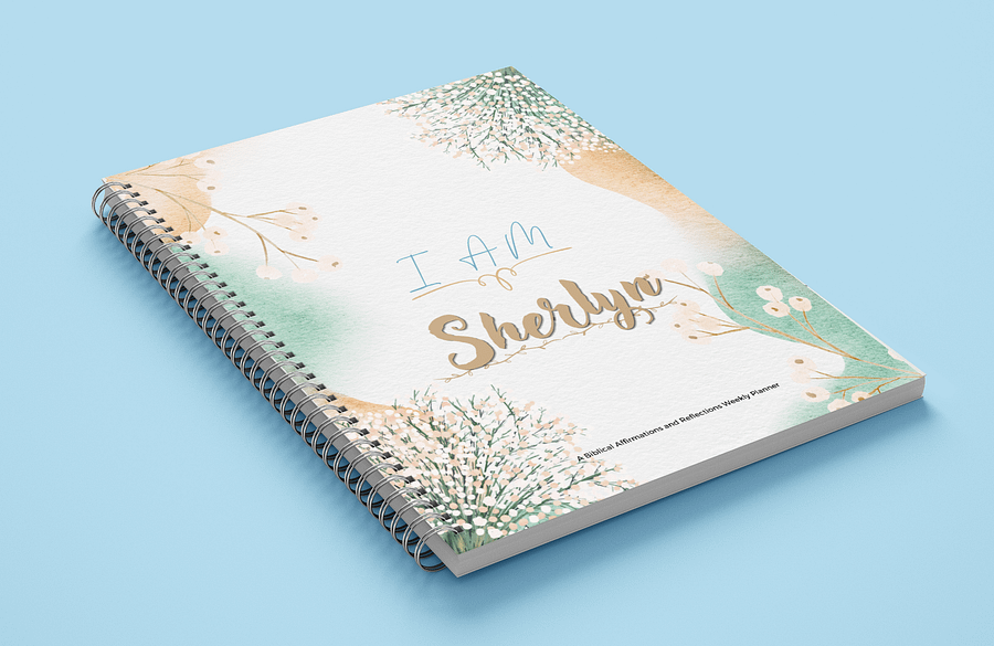 I AM : A Biblical Affirmations and Reflections Weekly Planner product image (5)