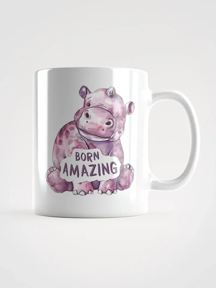Born Amazing Hippo Mug product image (1)