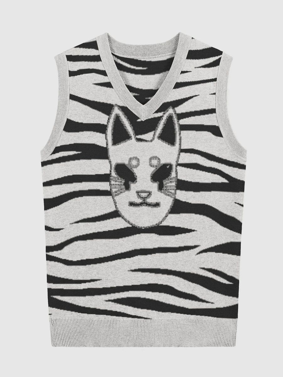 Kitsune knitted v-neck vest product image (4)