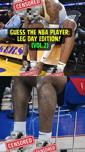 Guess the NBA player by looking only at…their calves! (Vol. 2) 👀🏀

DL/SUBSCRIBE👇
🍎 apple.co/2iIw0IJ
✳️ spoti.fi/2CYqewS
📺 bit...