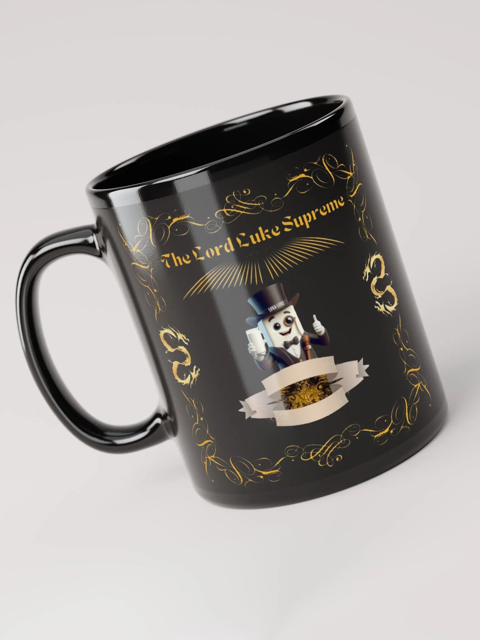 The Lord Luke Supreme Royal Black Mug Design product image (6)
