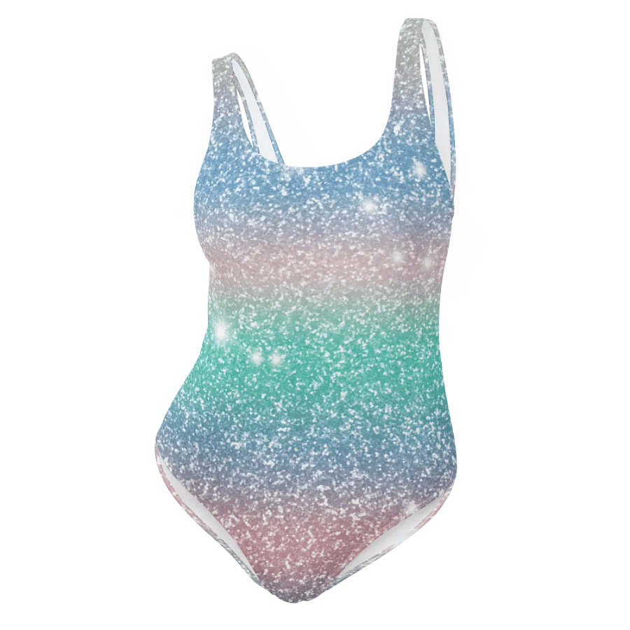 Glitter Unicorn Texture Design One Piece Swimsuit (5) product image (11)