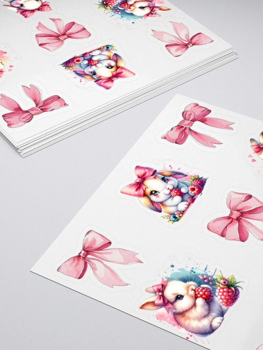 Bunny Bows Vinyl Stickers product image (4)