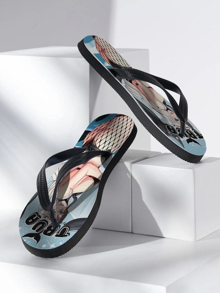 Orca Waifu Anime Flip-Flops product image (2)
