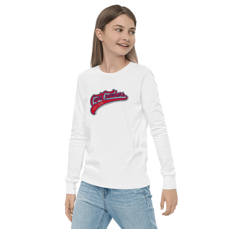 Varsity Logo (Red) Long Sleeve Youth Shirt product image (21)