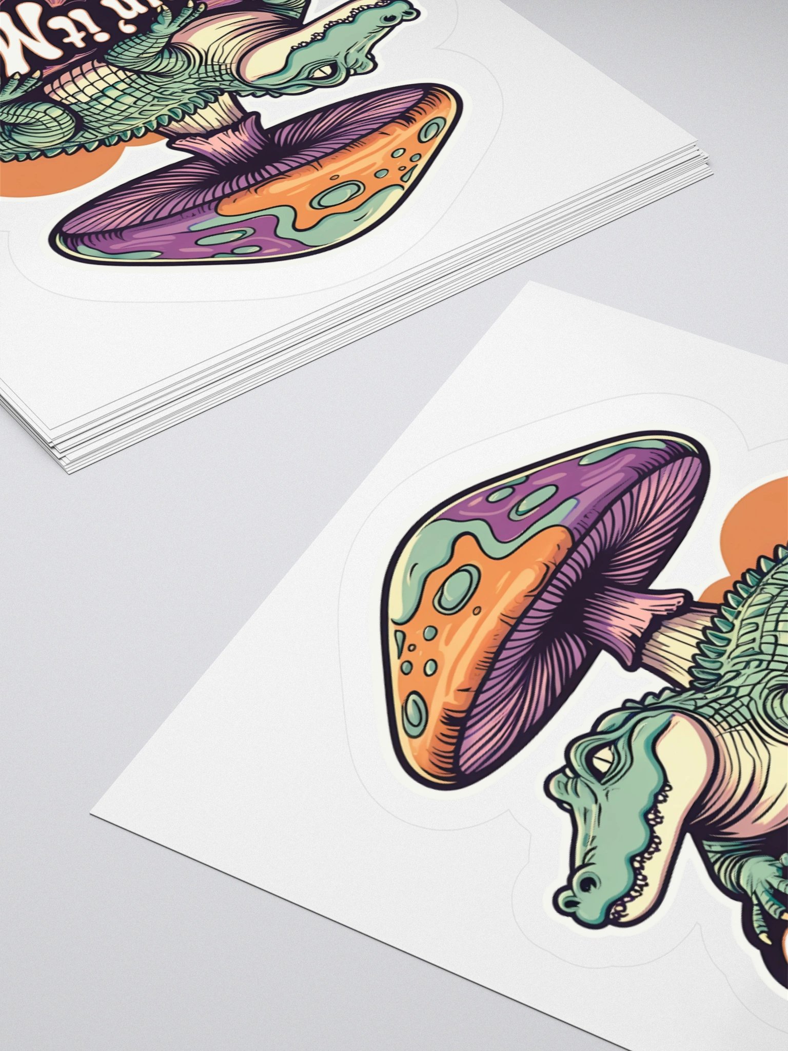 Mellow Alligator Kiss Cut Stickers product image (12)