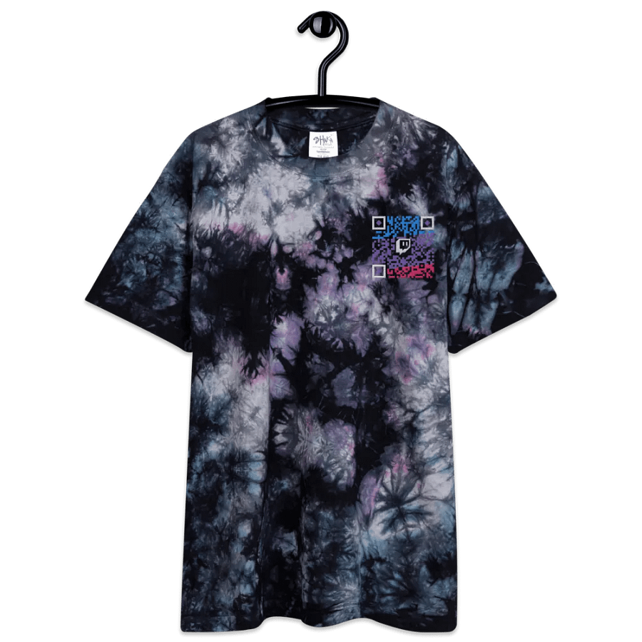 MA Twitch QR Code Tie-Dye Tee product image (7)