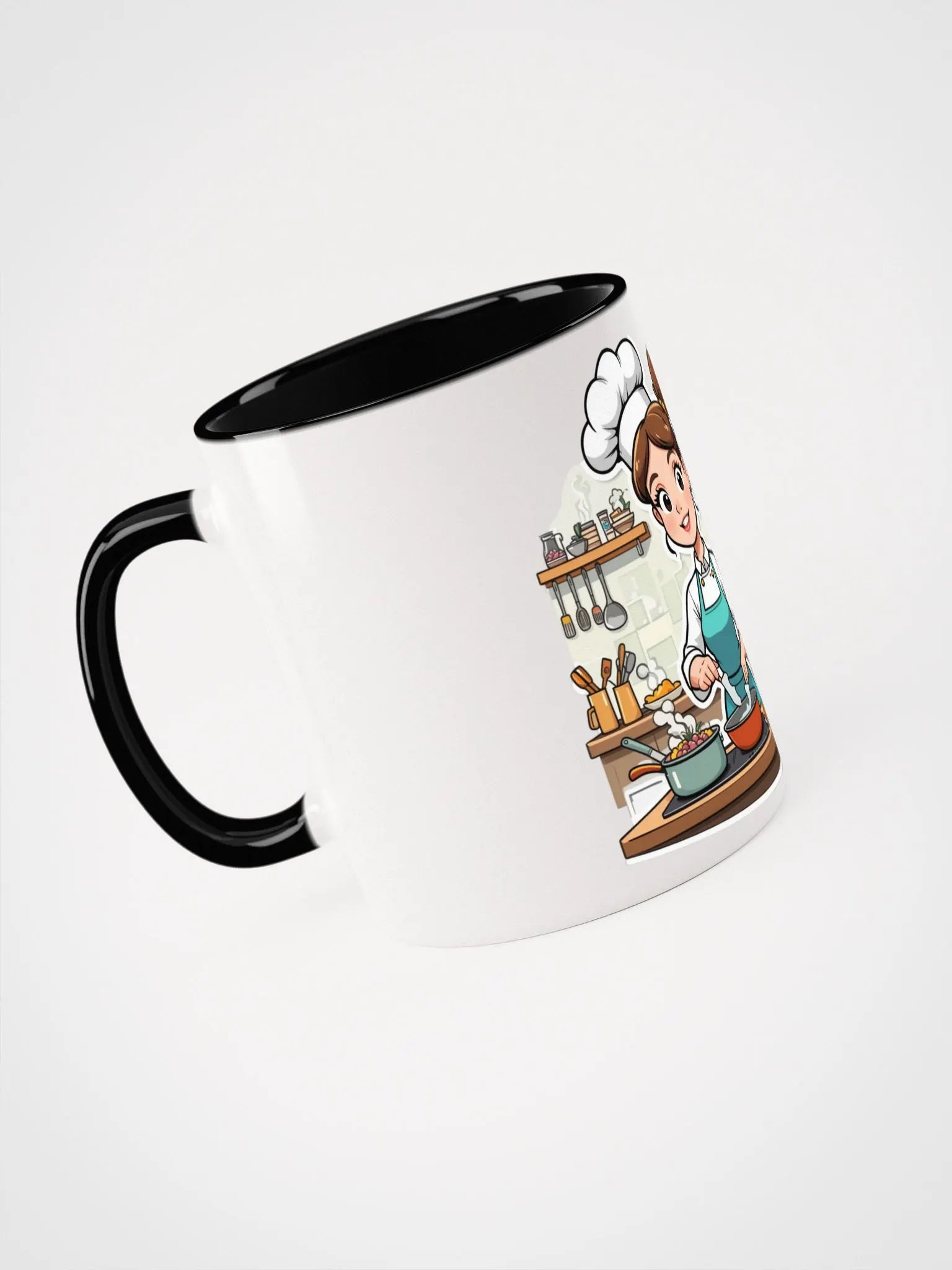 Chef's Kitchen Cartoon Ceramic Mug product image (36)