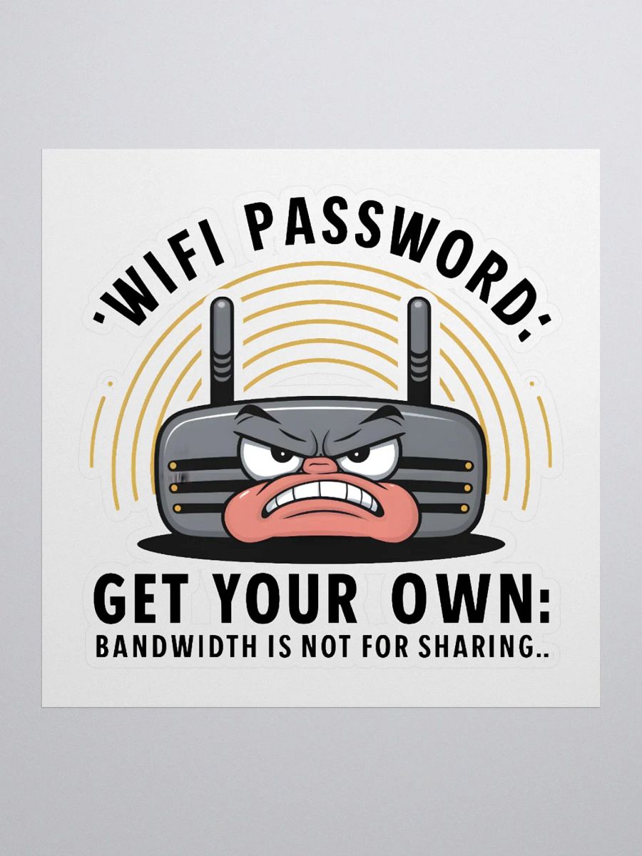 Wifi Password Sticker product image (3)