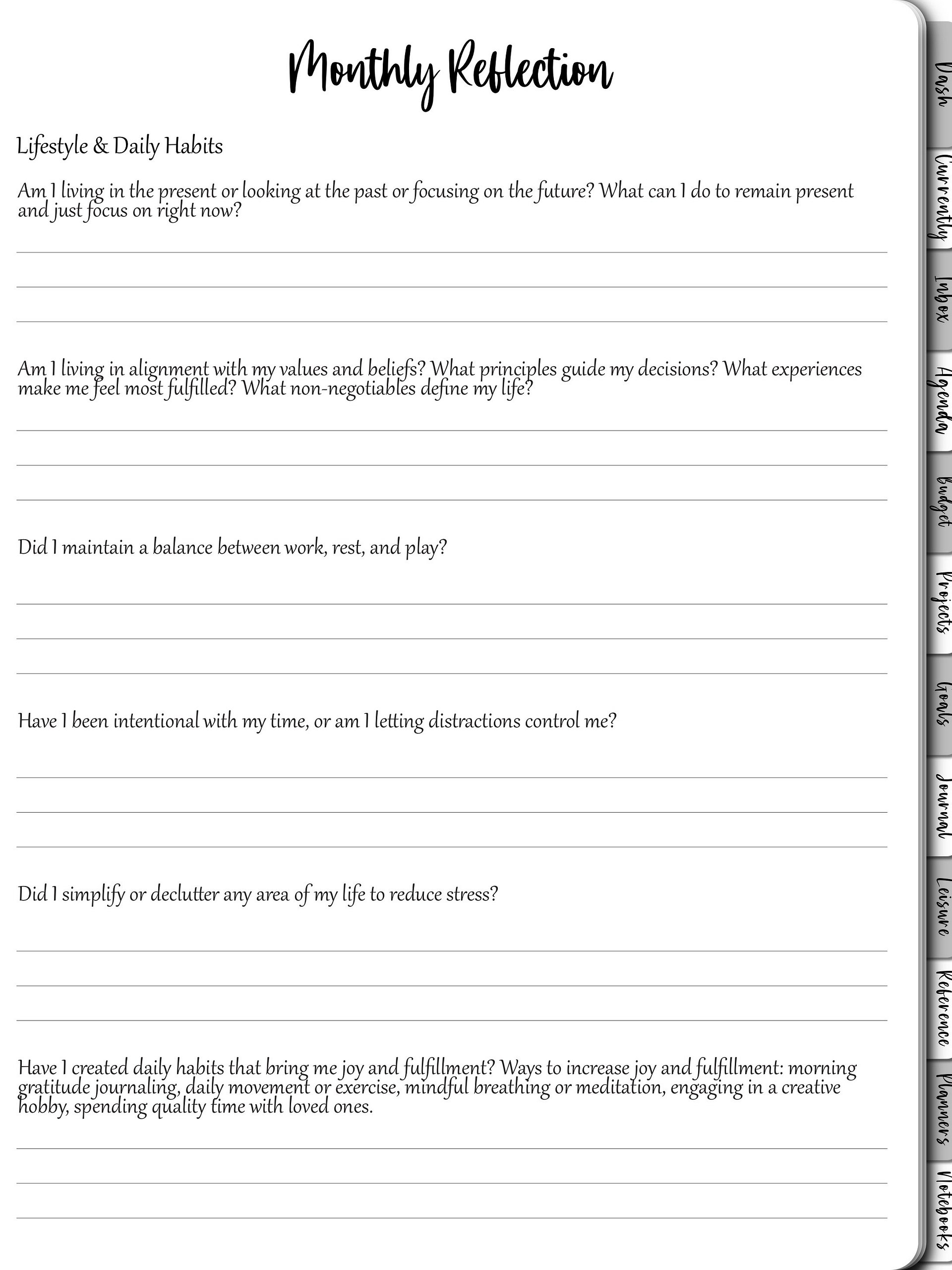 2025 My Authentic Life Planner & Journal product image (9)