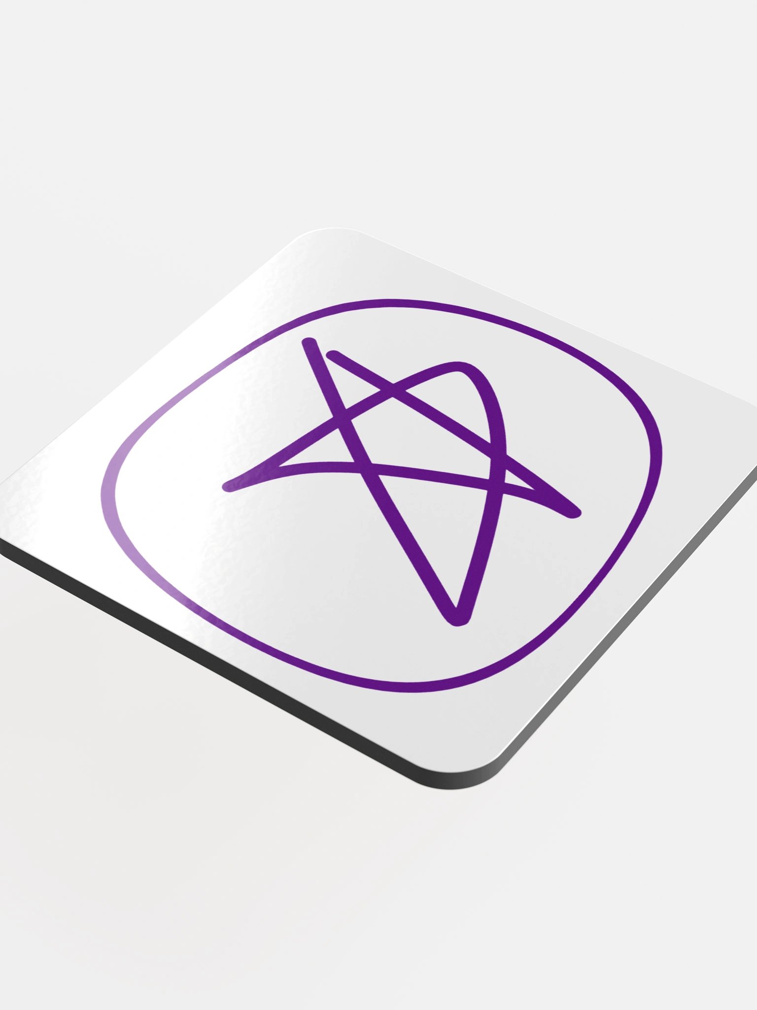 Starry Glossed Cork Coaster product image (4)