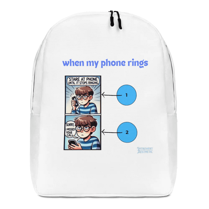 Missed Call Minimalist Backpack product image (1)