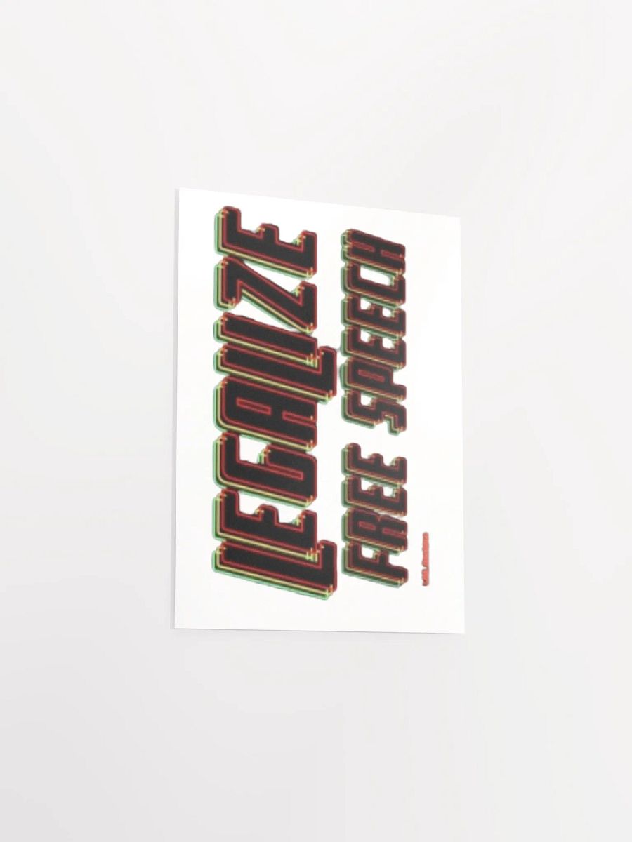 LEGALIZE FREE SPEECH product image (3)