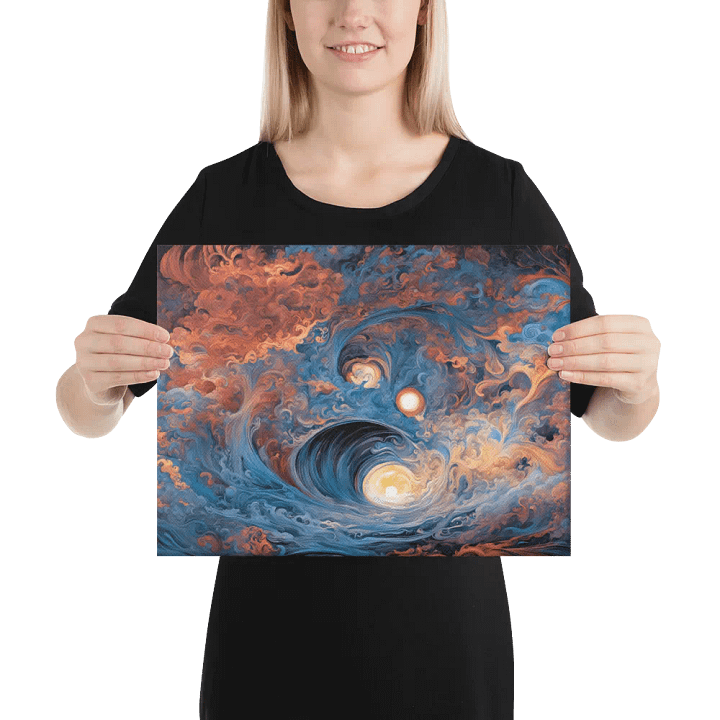 The Sea of Twirls Canvas product image (2)
