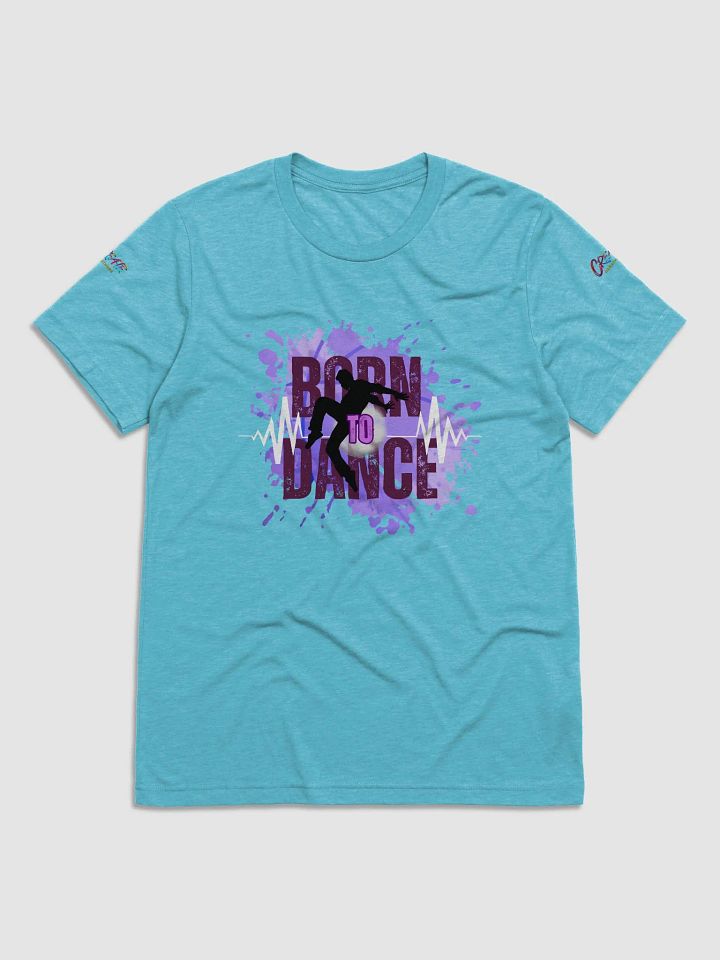 Born to Dance His Silhouette Tri blend Tee product image (2)
