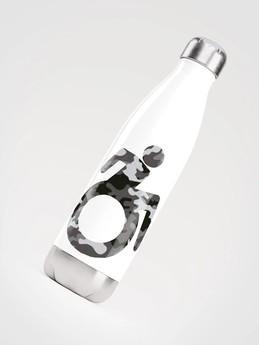 Wheelie, Dark Gray Camo SS Water Bottle product image (4)
