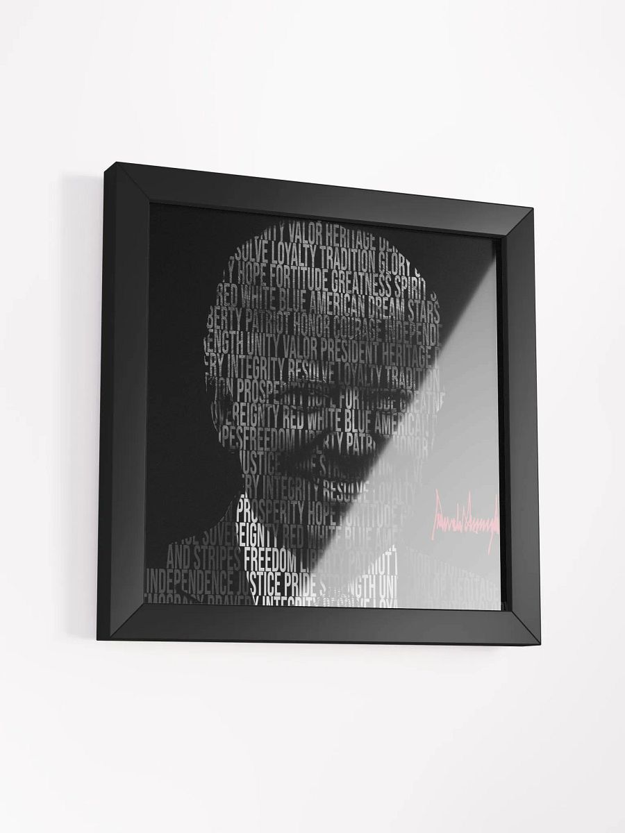 Trump Patriotic Word Silhouette - Wall Art product image (10)