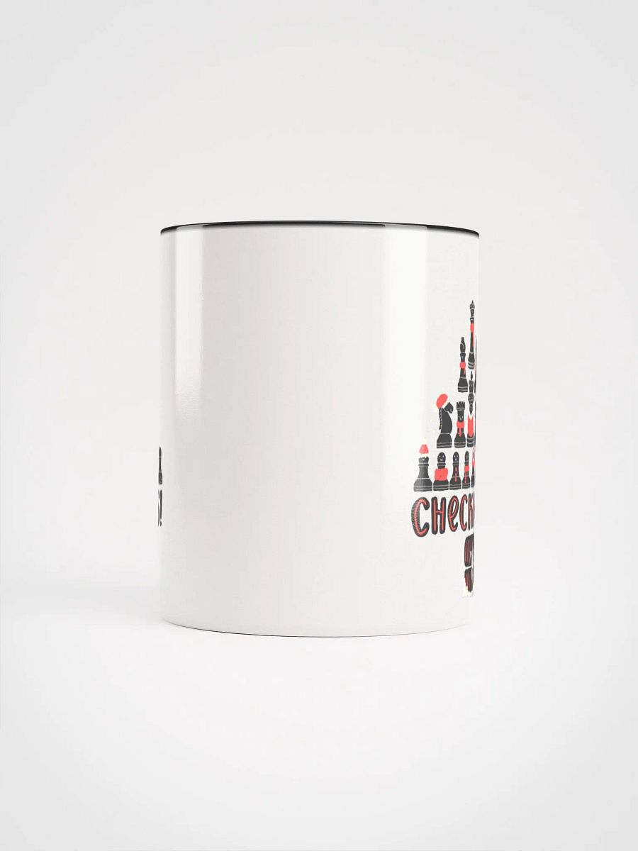 Ceramic Mug Festive Checkmate Chess - black pieces product image (5)