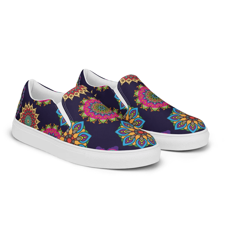 Kaleidoscope Mandala Slip-Ons product image (7)