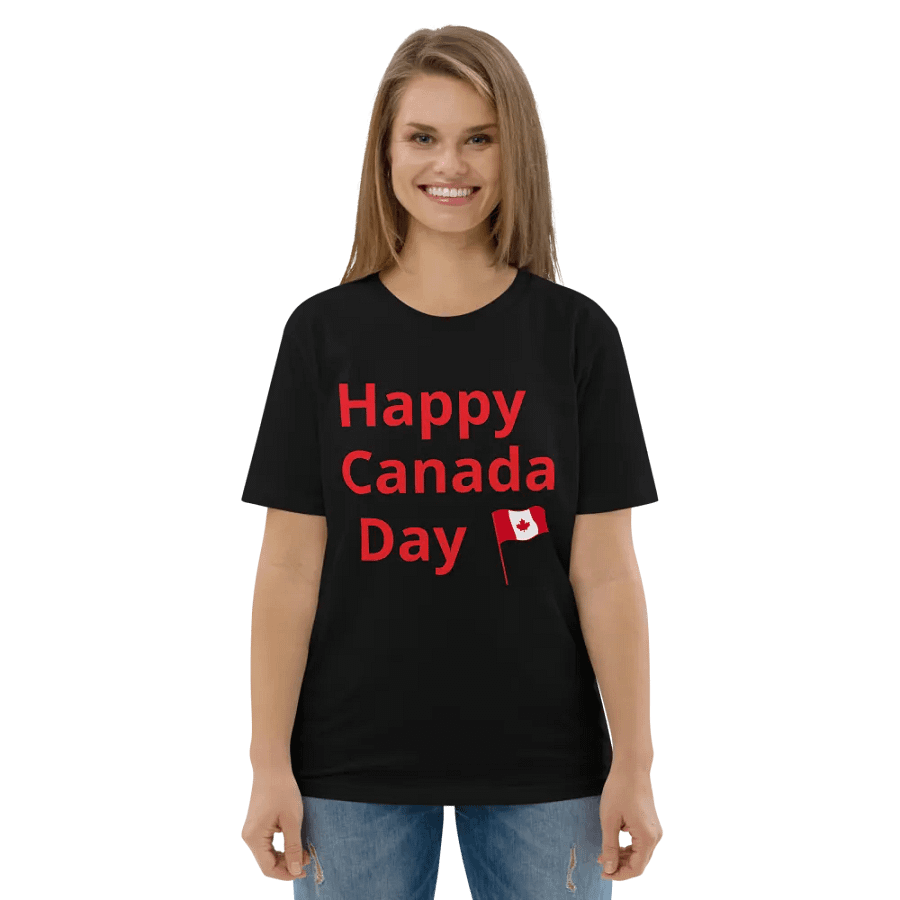 Happy Canada Day Celebration Organic Tee product image (12)