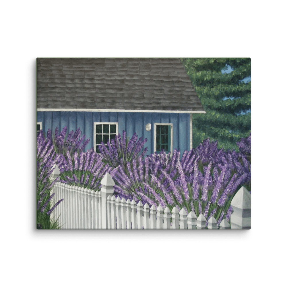 Blue Cottage with Lavender product image (1)