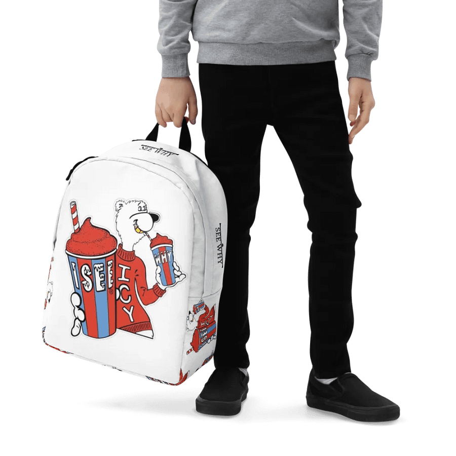ISEEWHY BEAR PATTERN BACKPACK product image (7)