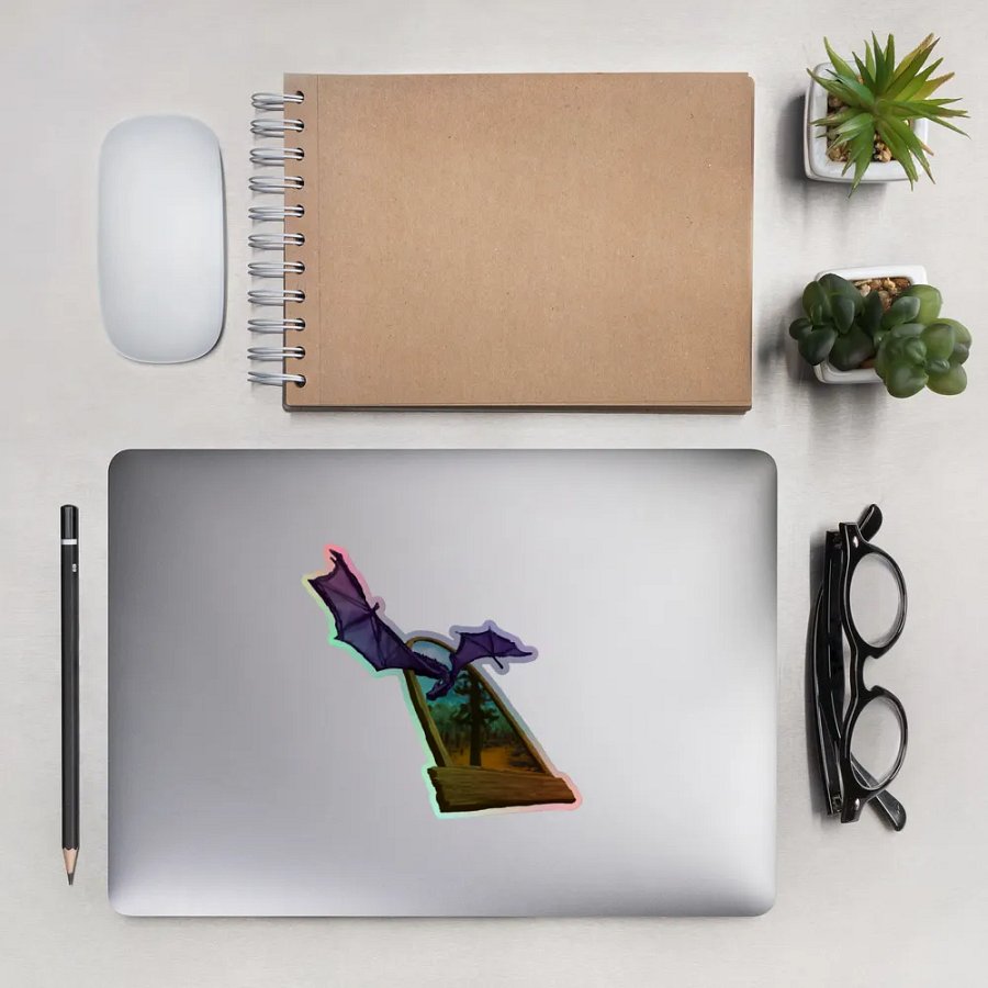 Dragon Plane Meld - Holographic Sticker product image (9)