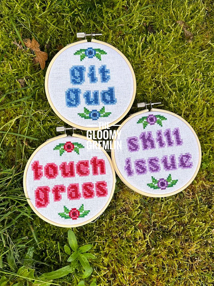 Skill Issue - Cross Stitch Pattern product image (2)