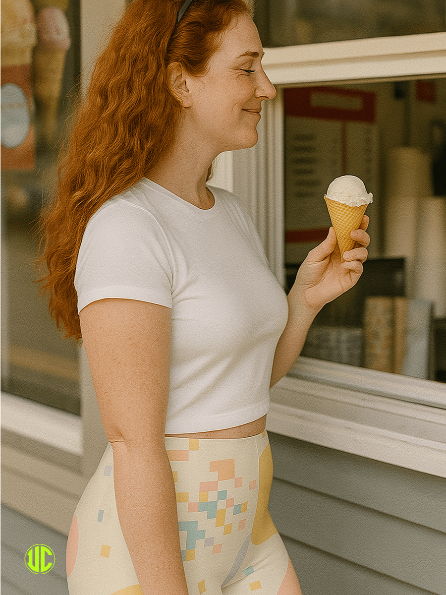 Theo's Digital Wave – Women’s Leggings product image (4)