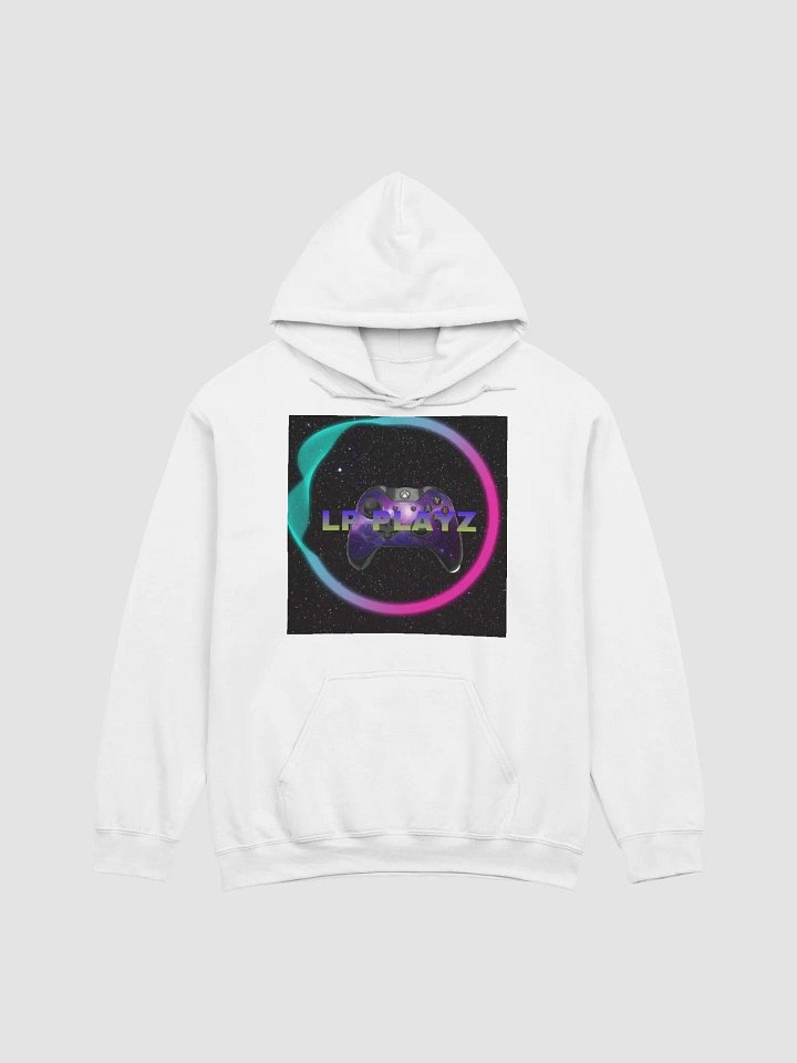 white lp hoodie product image (1)