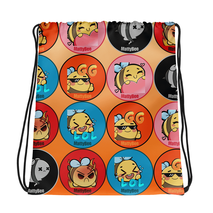 Emote Drawstring Bag - Orange product image (1)