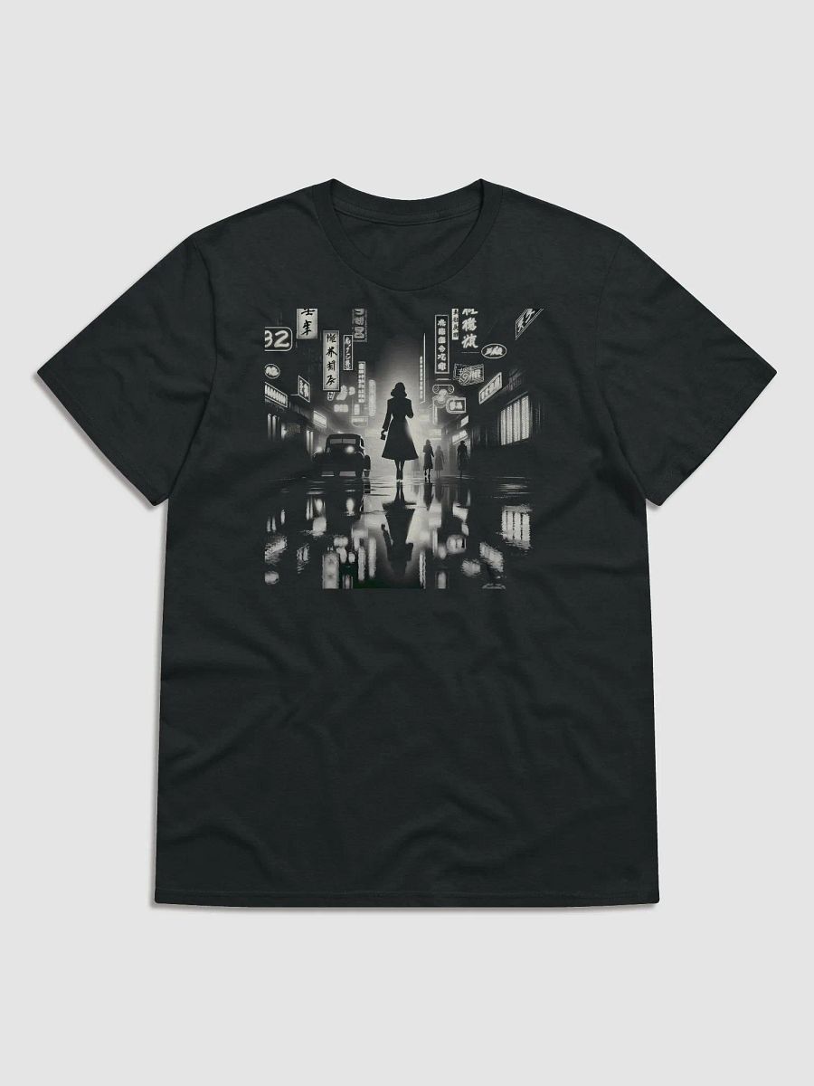 Neon Noir: Shadows of the City (Front Print Womens Tee) product image (1)
