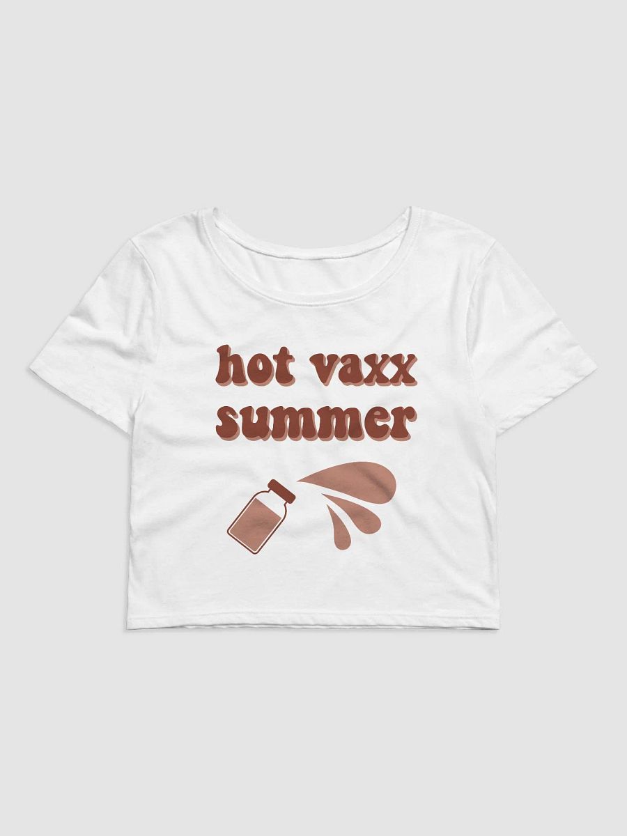 Vaccine Crop Tee (Pink & White) product image (1)