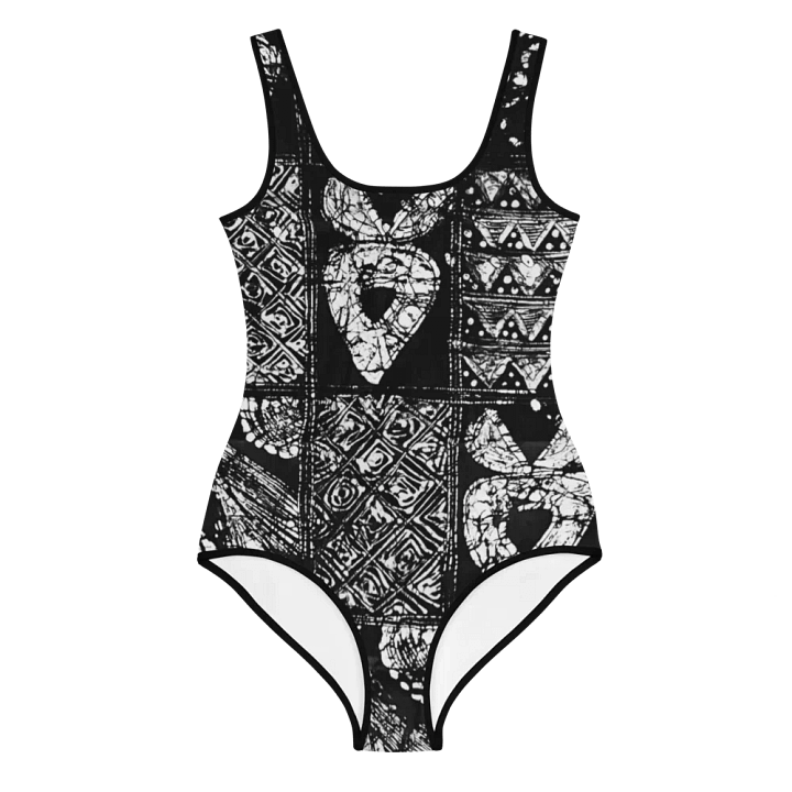 Black and White Unity African Print Swimsuit product image (1)