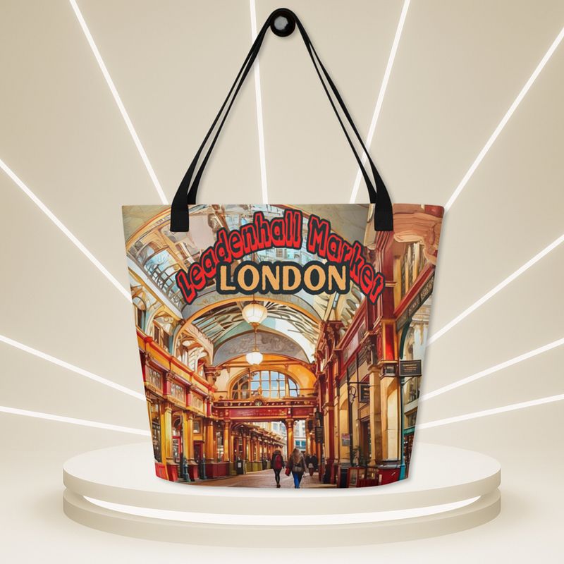 Leadenhall Market London All Over Print Tote
