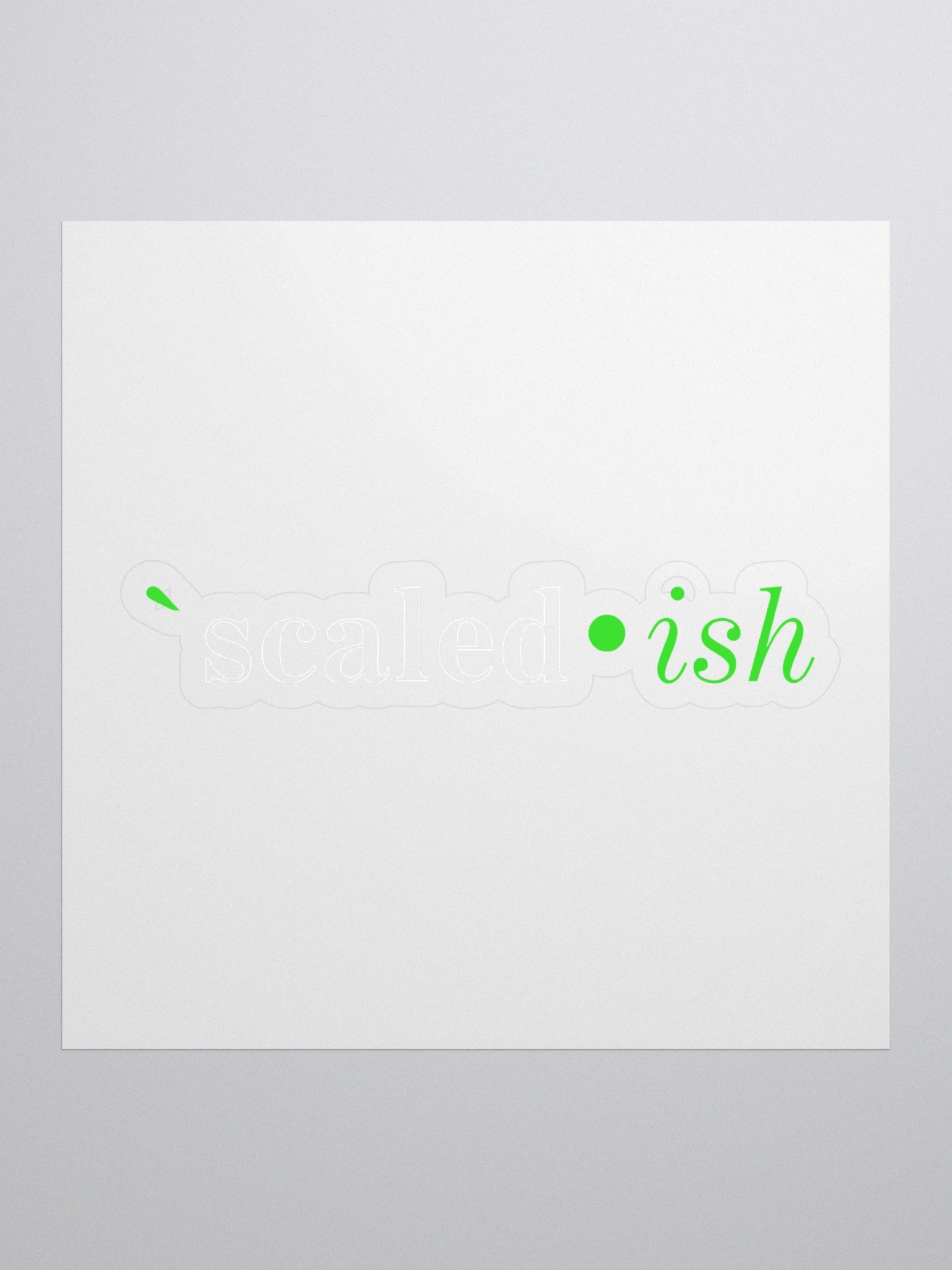 Scaledish Sticker product image (1)