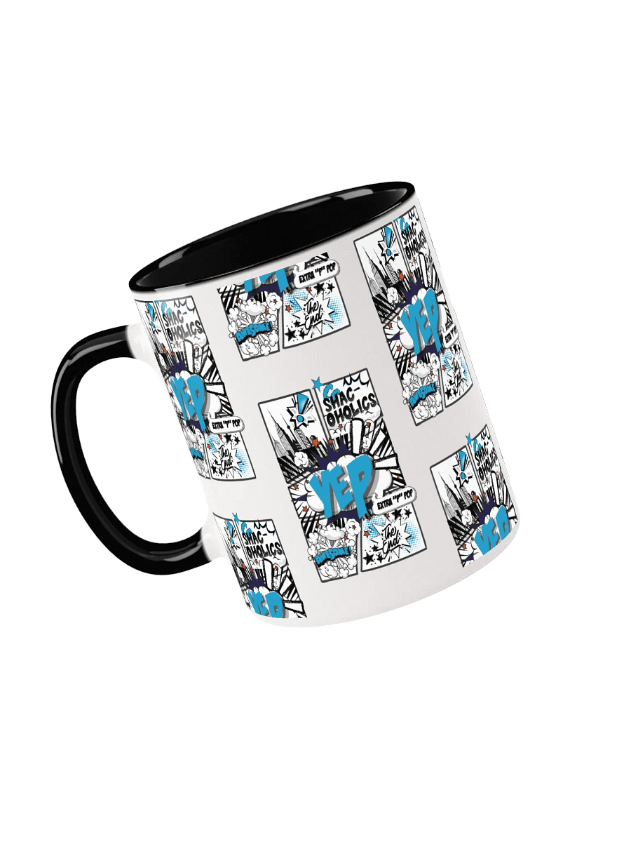 Shac-oholics Comic Blast Mug - Blue 